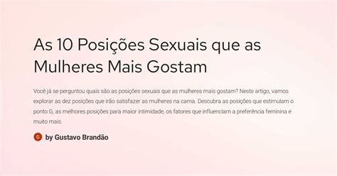 mulher por cima|Melhores posições no sexo: 7 que dão muito prazer!